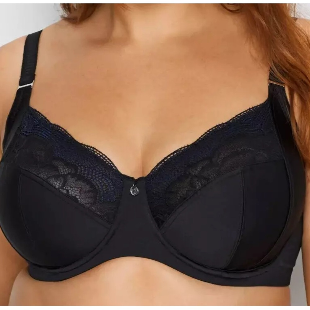BIRDSONG CAMILLA SIDE SUPPORT BRA - BLACK - 36D